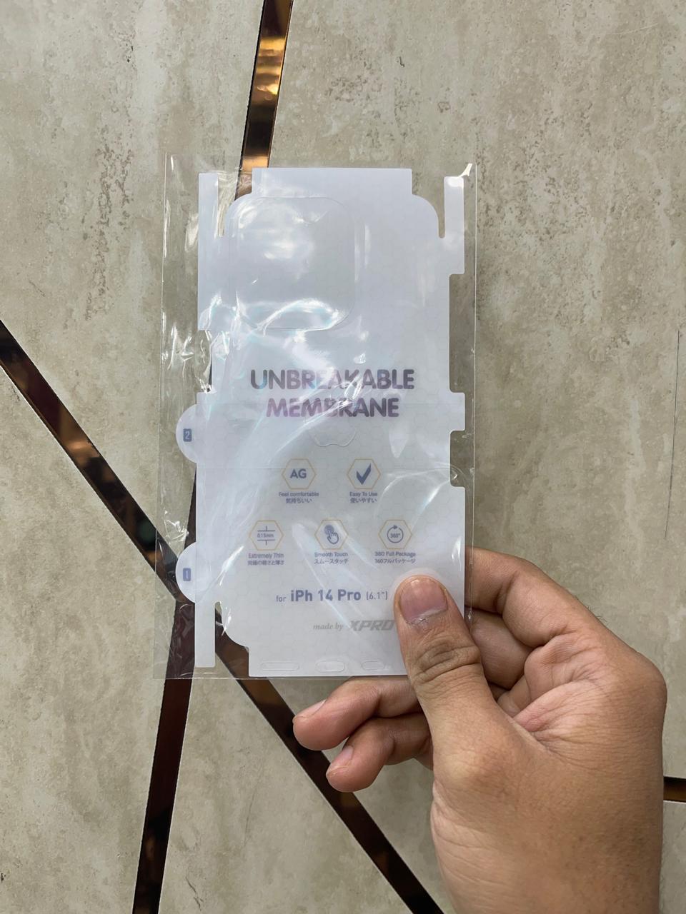 UNBRECKABLE IPHONE BACK MEMBRANE