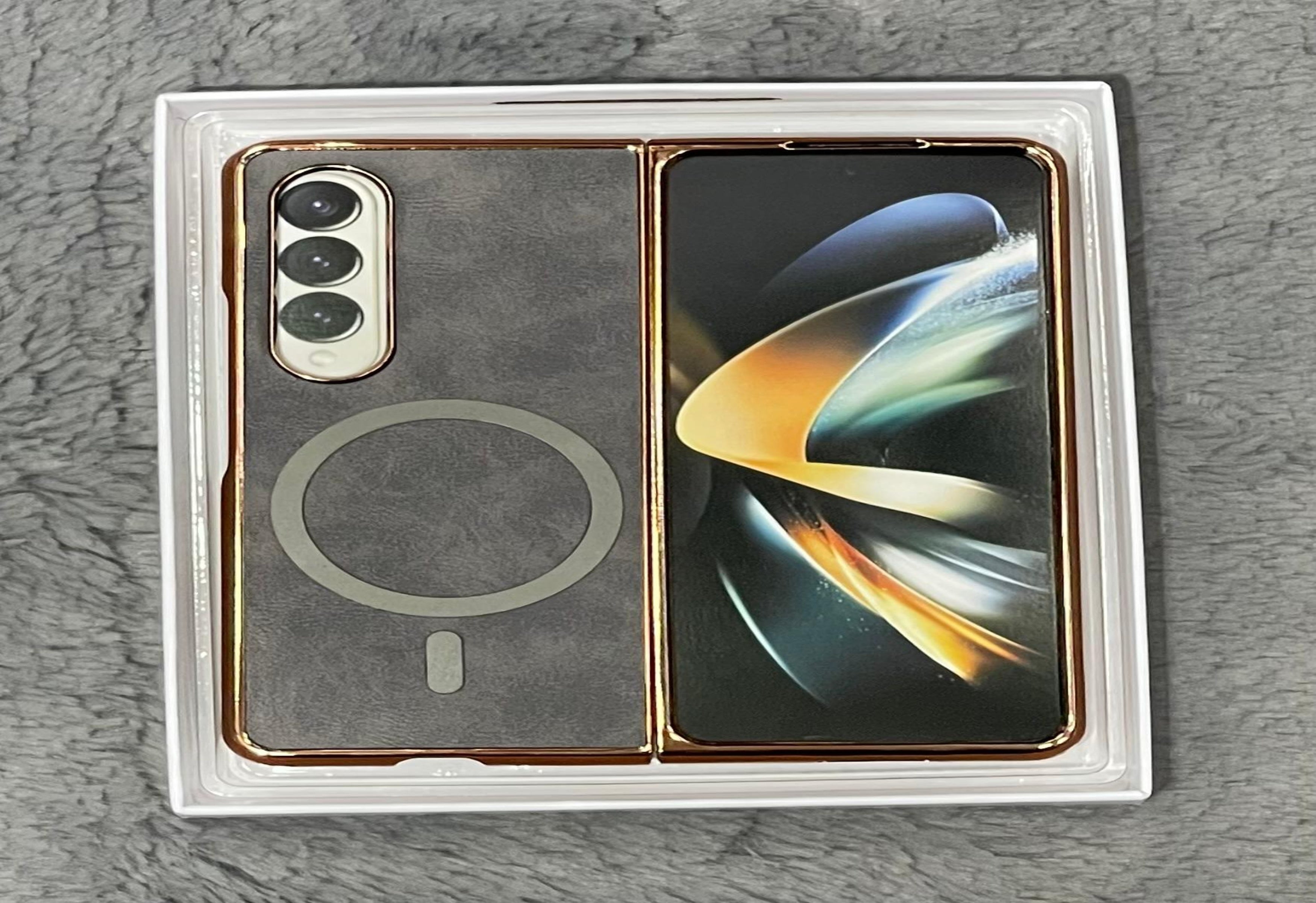 NEW LEATHER FOLD AND FLIP CASE