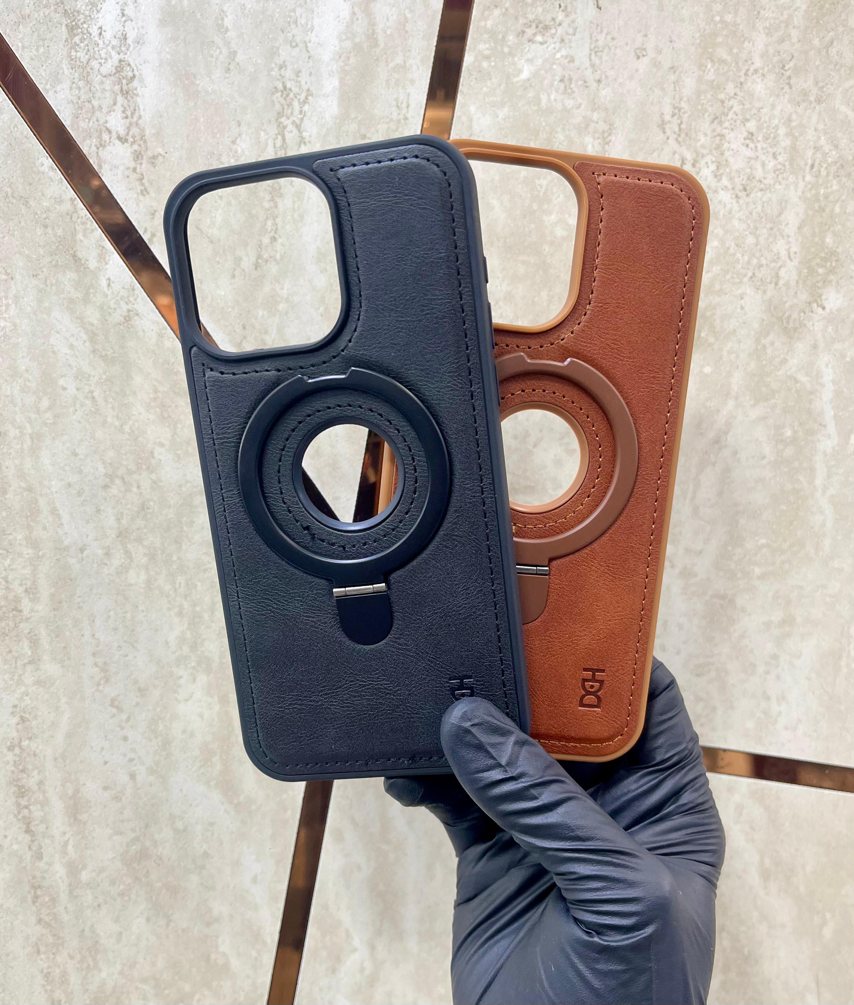 HDD-3 LEATHER MAGSAFE LOOK STAND CASE
