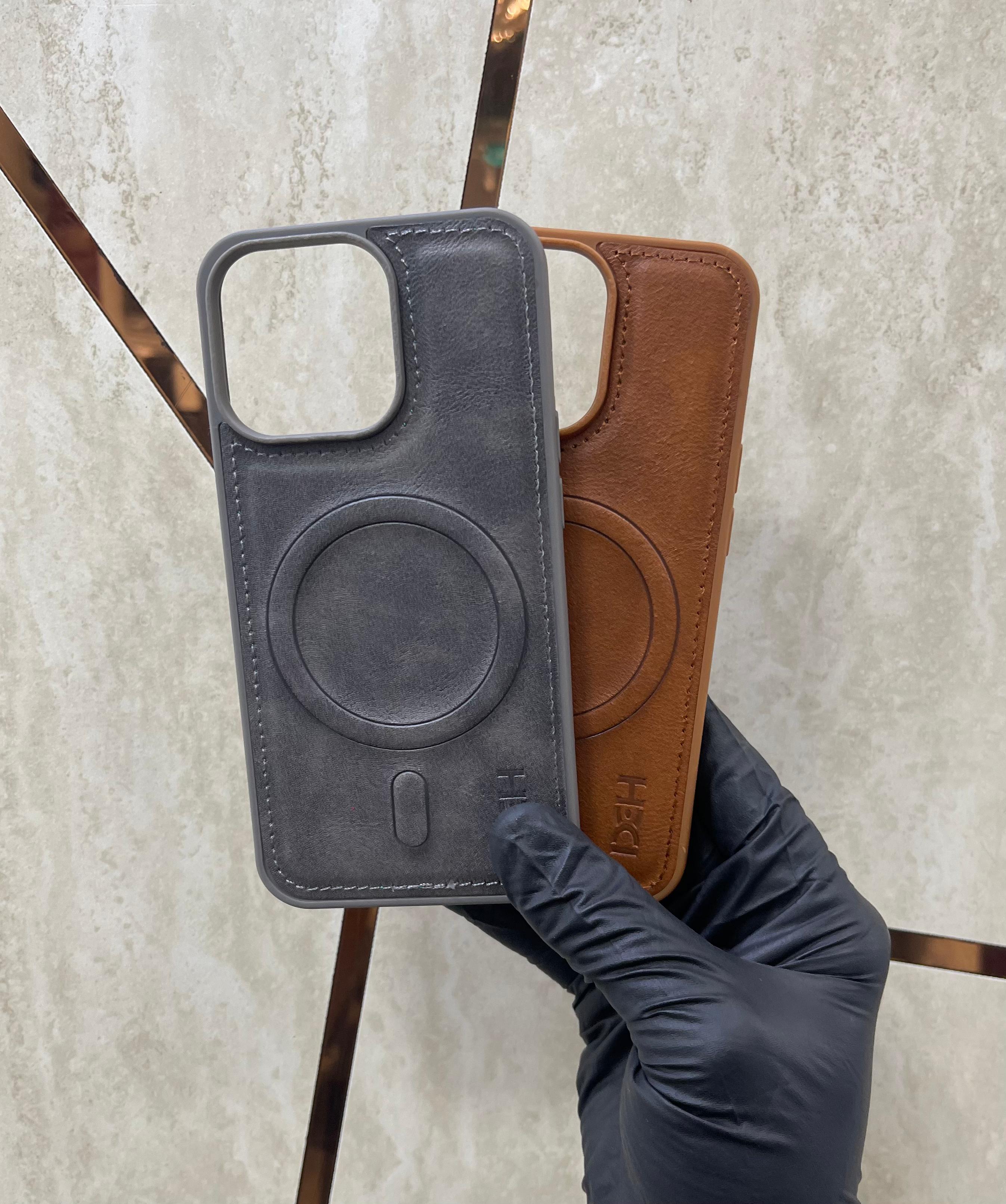 HDD-6 LEATHER MAGSAFE LOOK STAND CASE