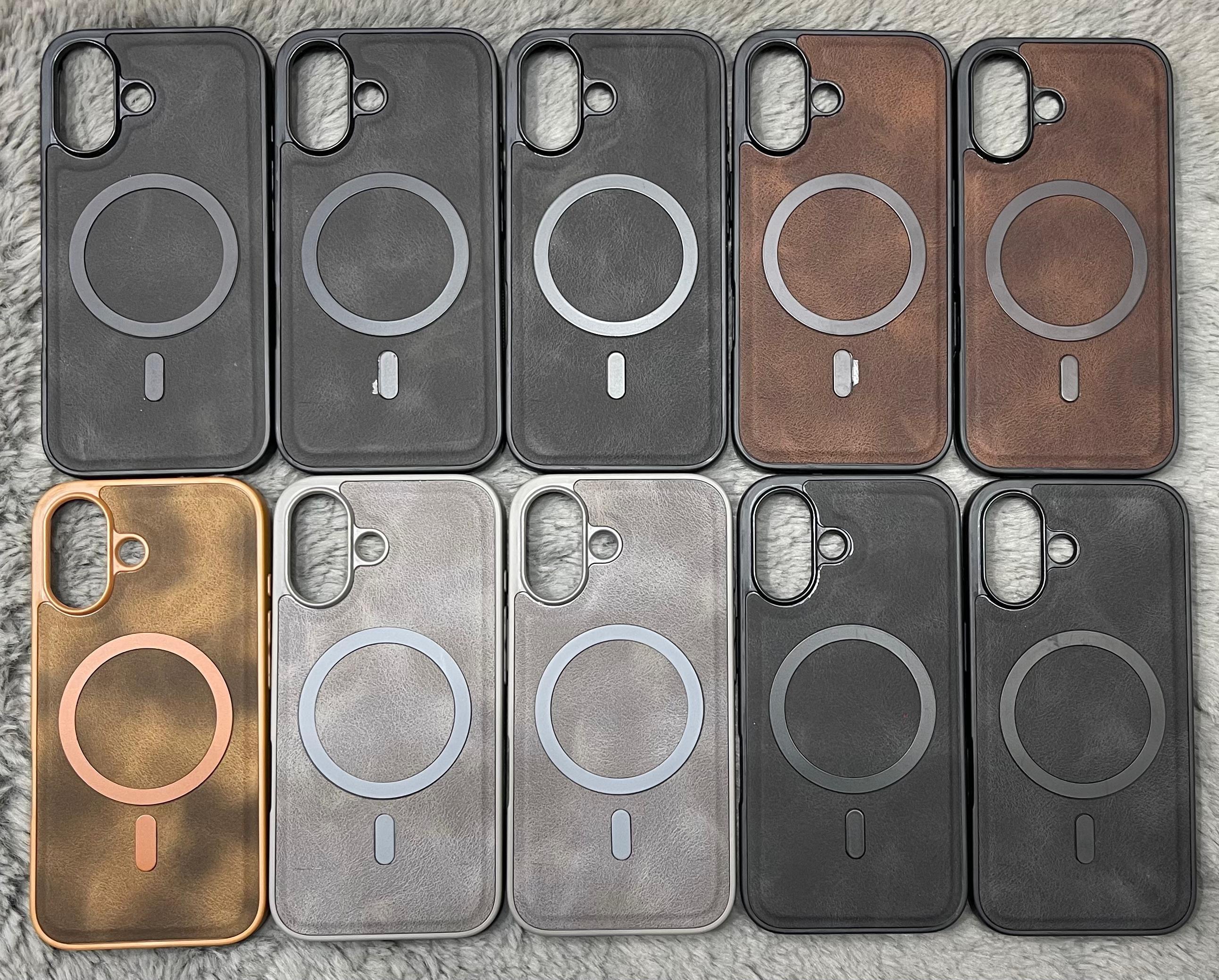 LMC-1 LEATHER MAGSAFE PHONE CASE